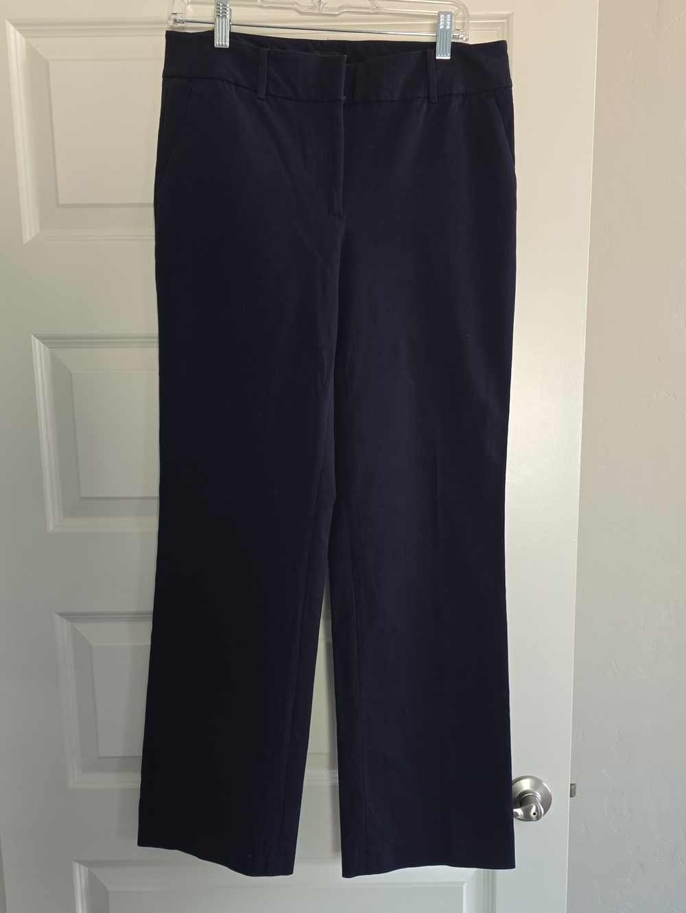 Talbots Navy Straight-Leg Dress Pants